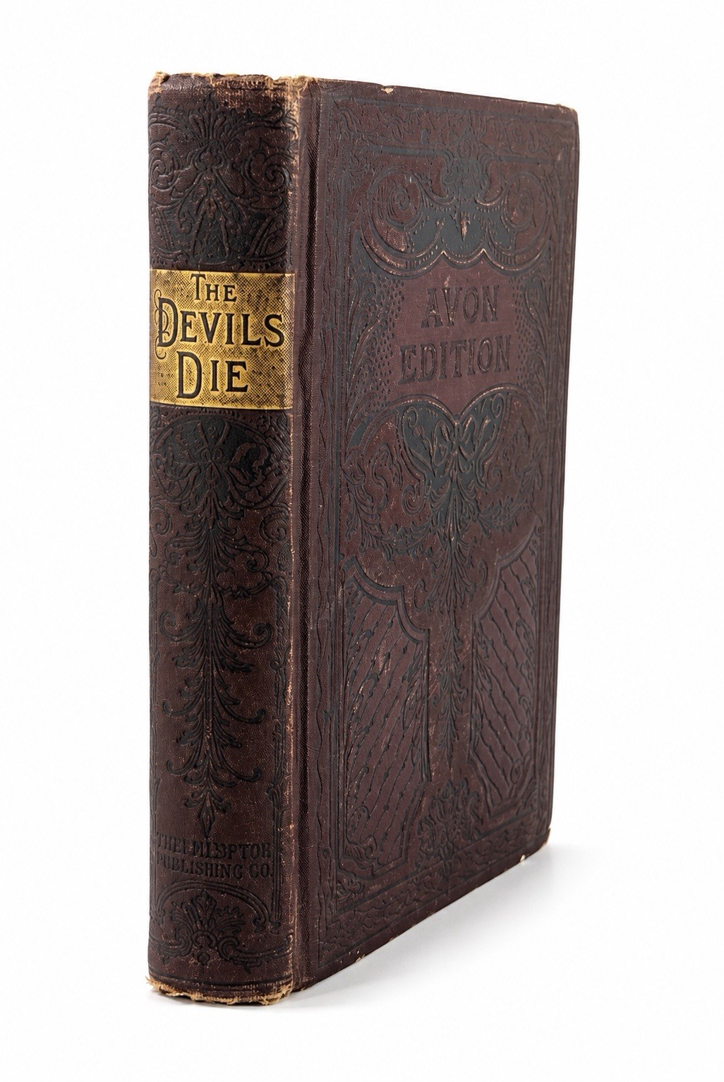 Antique c1892-1897 The Devil’s Die Grant Allen Avon Edition HC F.M. Lupton