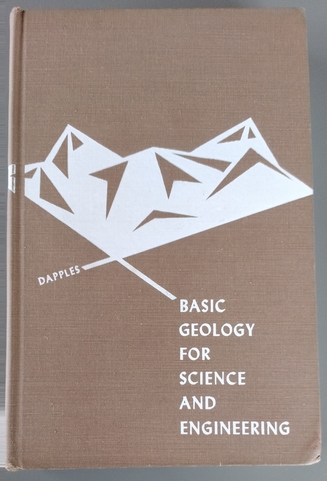Vintage 1959 Book Dapples Basic Geology For Science And Engineering