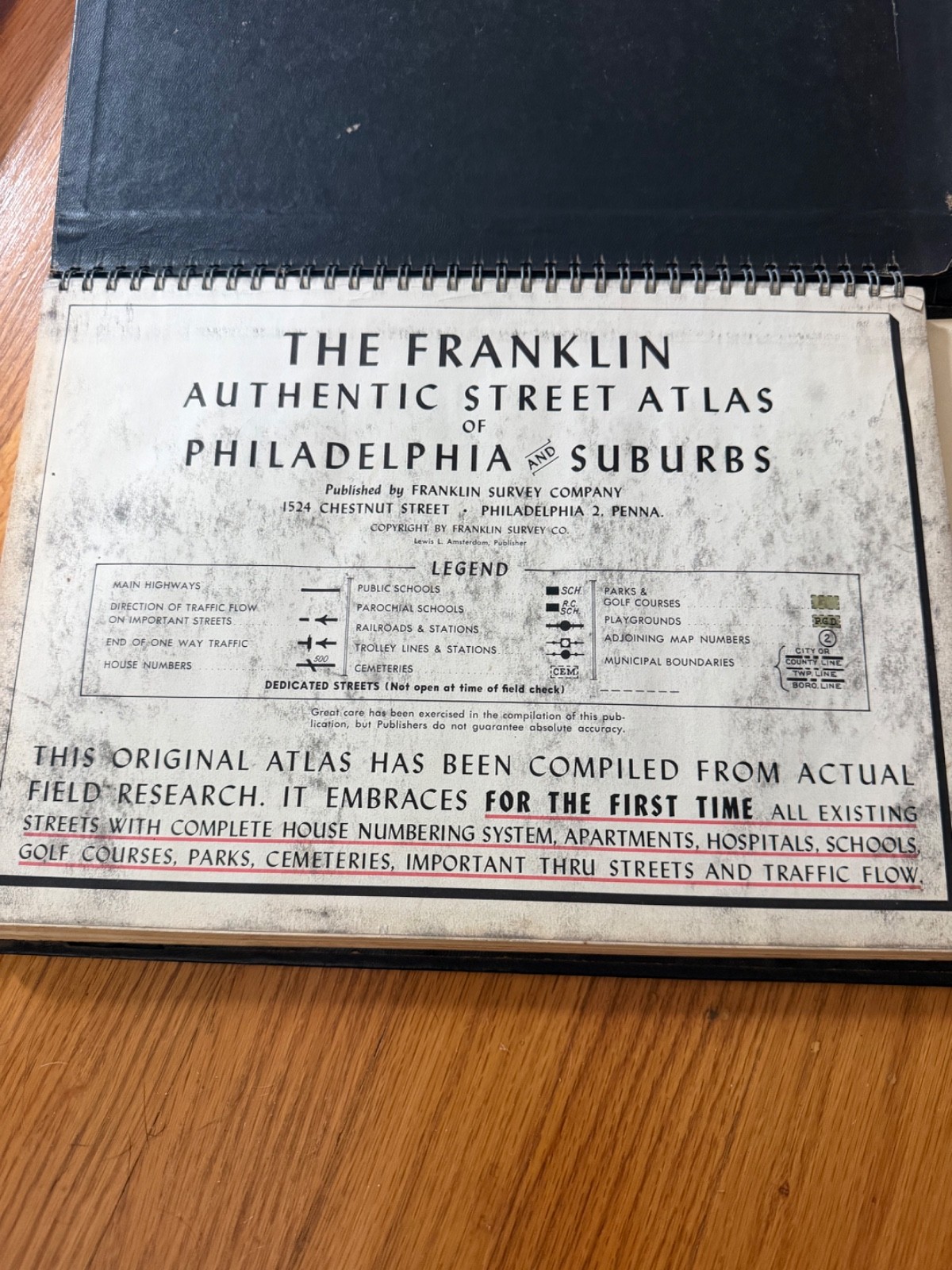 the franklin authentic street atlas of philadelphia suburbs