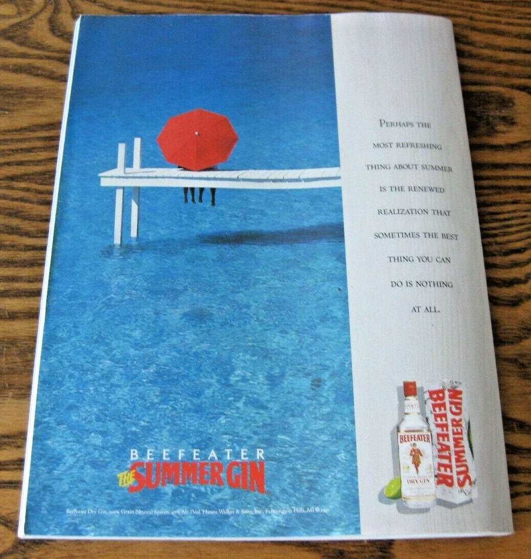 CONDE NAST TRAVELER MAGAZINE 1991 Island finder GREEK ISLES, POLYNESIA, HAWAII +