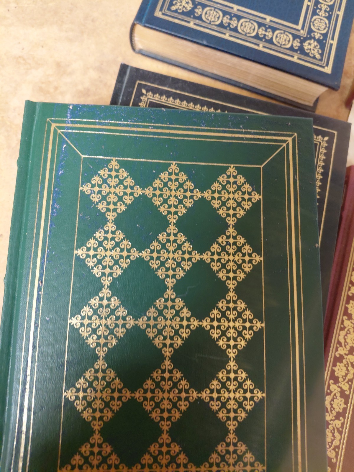 Franklin Library Leather Bound Books Set of 10 plus 1 Oxford Library