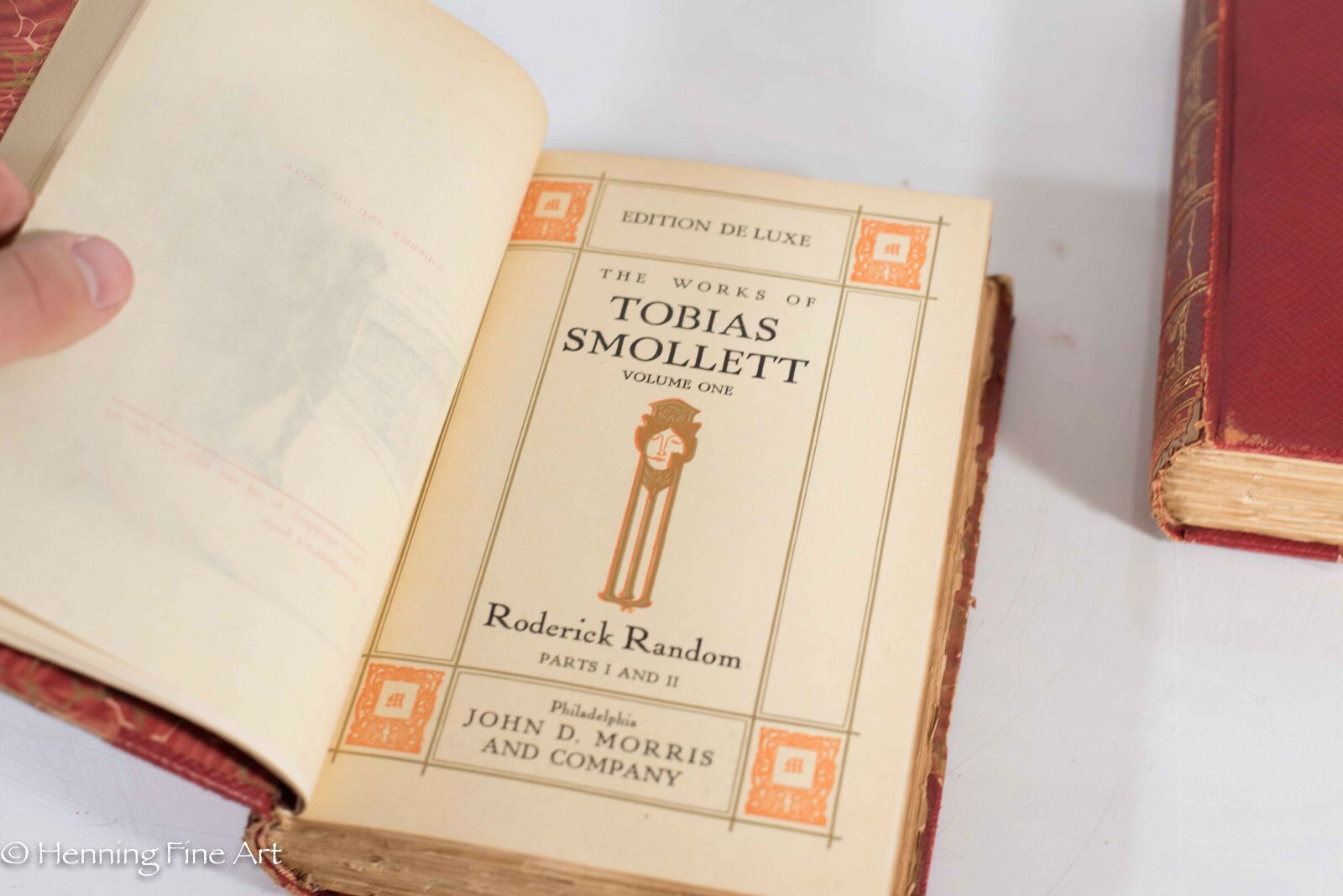 The Works of Tobias Smollett Edition de Luxe 1902 Limited Edition 2 Volumes