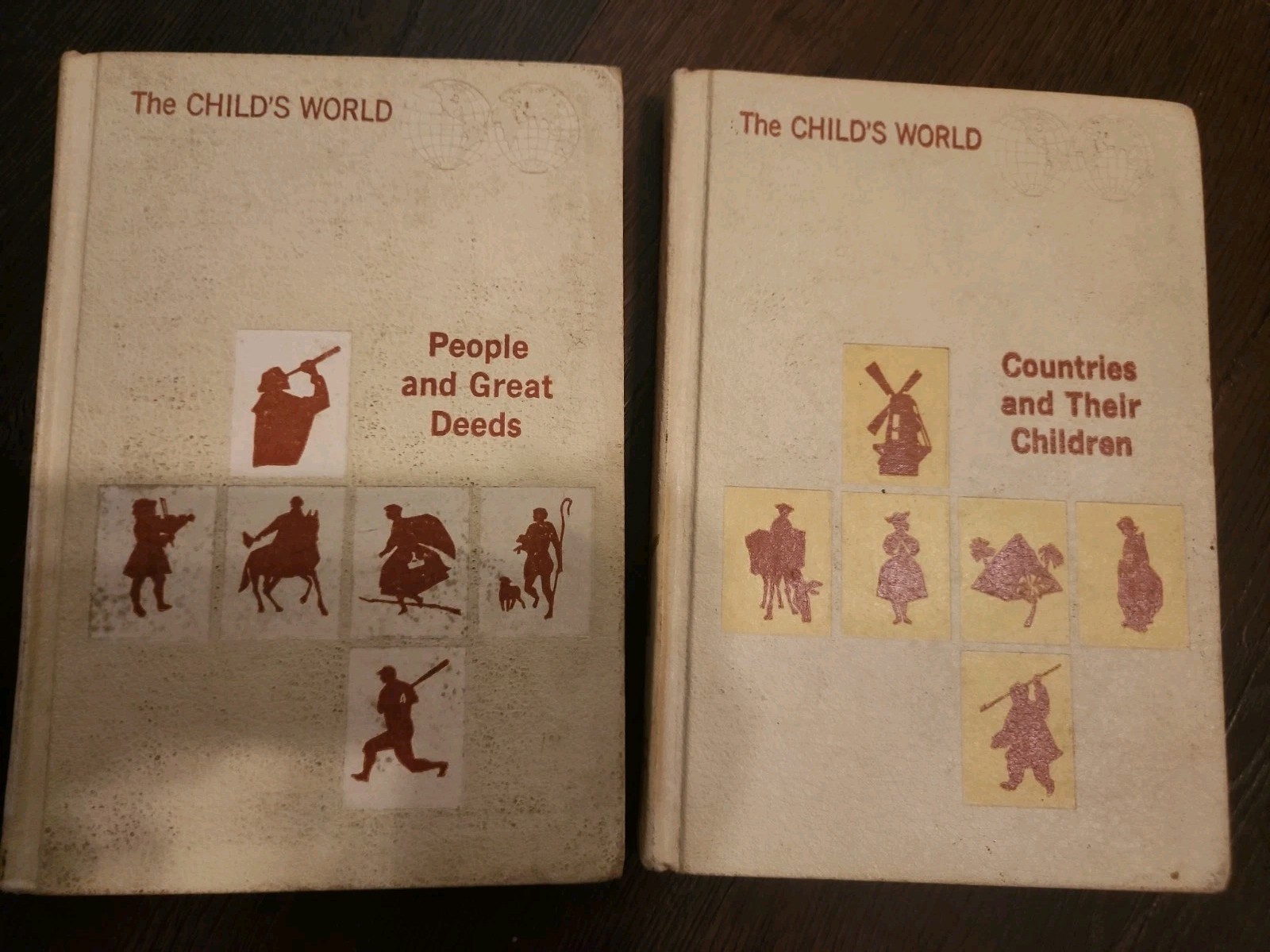 Lot 2 Vintage 1966 The Child’s World Books Excellent Condition Set Replacement