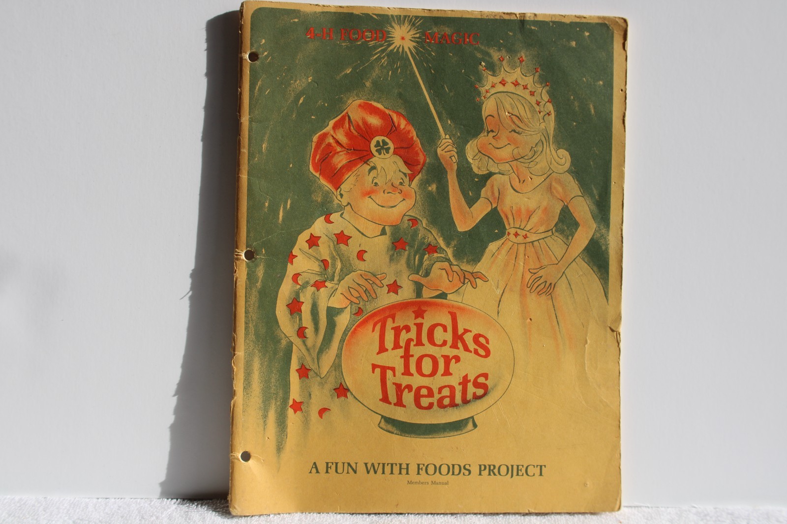 Vintage Tricks for Treats 4-H Food Magic Halloween Cook Book
