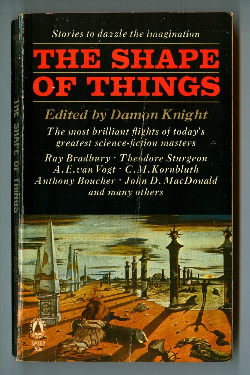 The SHAPE of THINGS! Vintage 1965 Science Fiction PB! Bradbury! Blish! de Camp!
