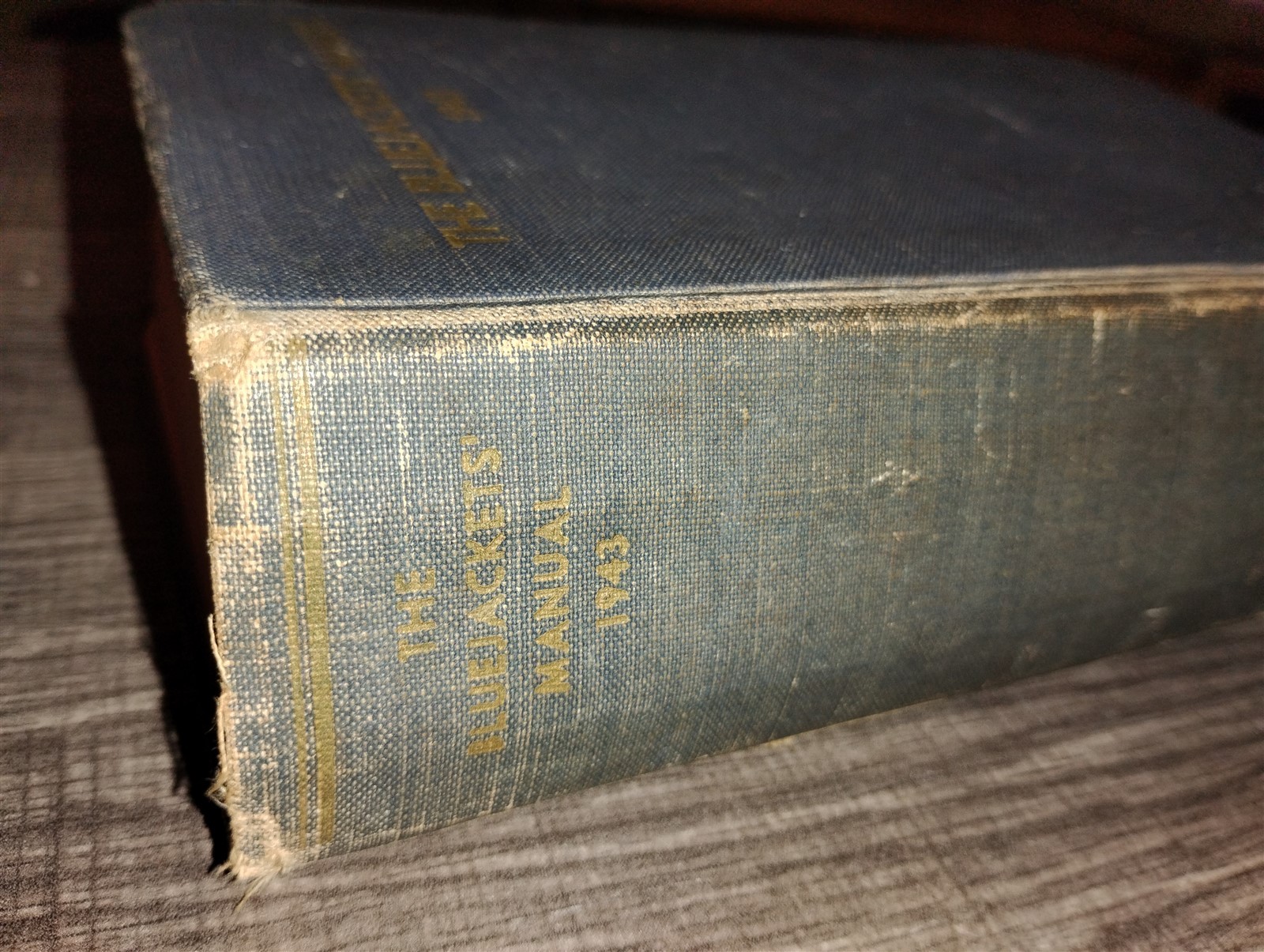 The Bluejackets‘ Manual 1943 World War II WW2 United States Navy Hardcover 11th