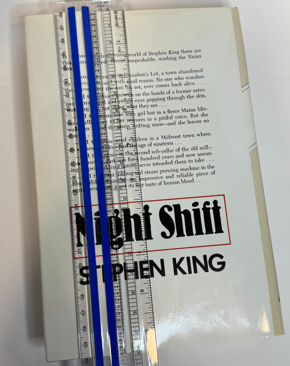 Stephen King Night Shift HC DJ Doubleday Trade Edition 1978 Horror Stories