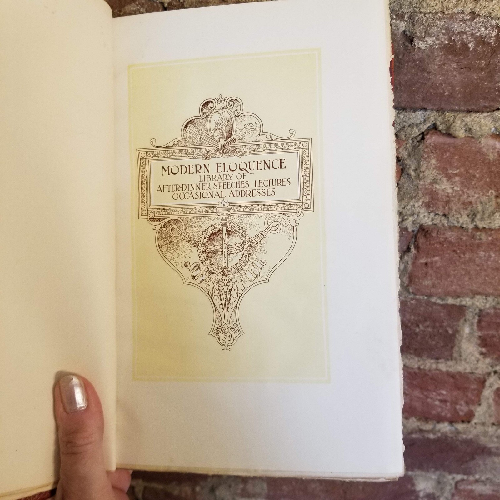 Modern Eloquence Vol III – Thomas Reed 1900 John D. Morris & Co vintage HB