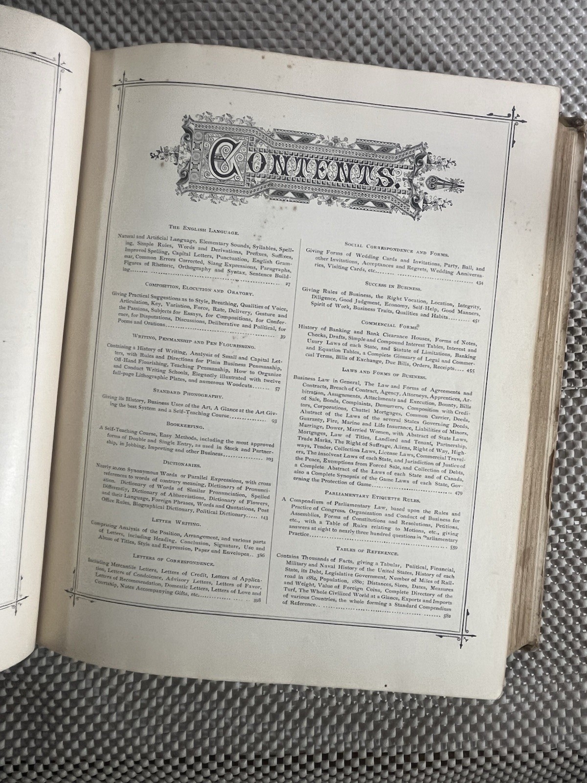 Victorian Reference ~ Gaskell’s Compendium of Forms ~ 1884 Etiquette & Penmanshi