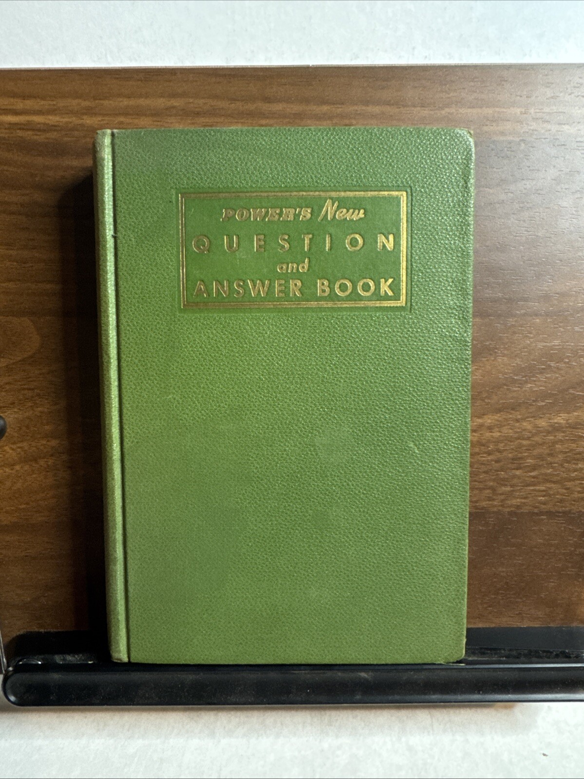 Power’s Question and Answer Book by Tangerman (1938). Macmillan, B191