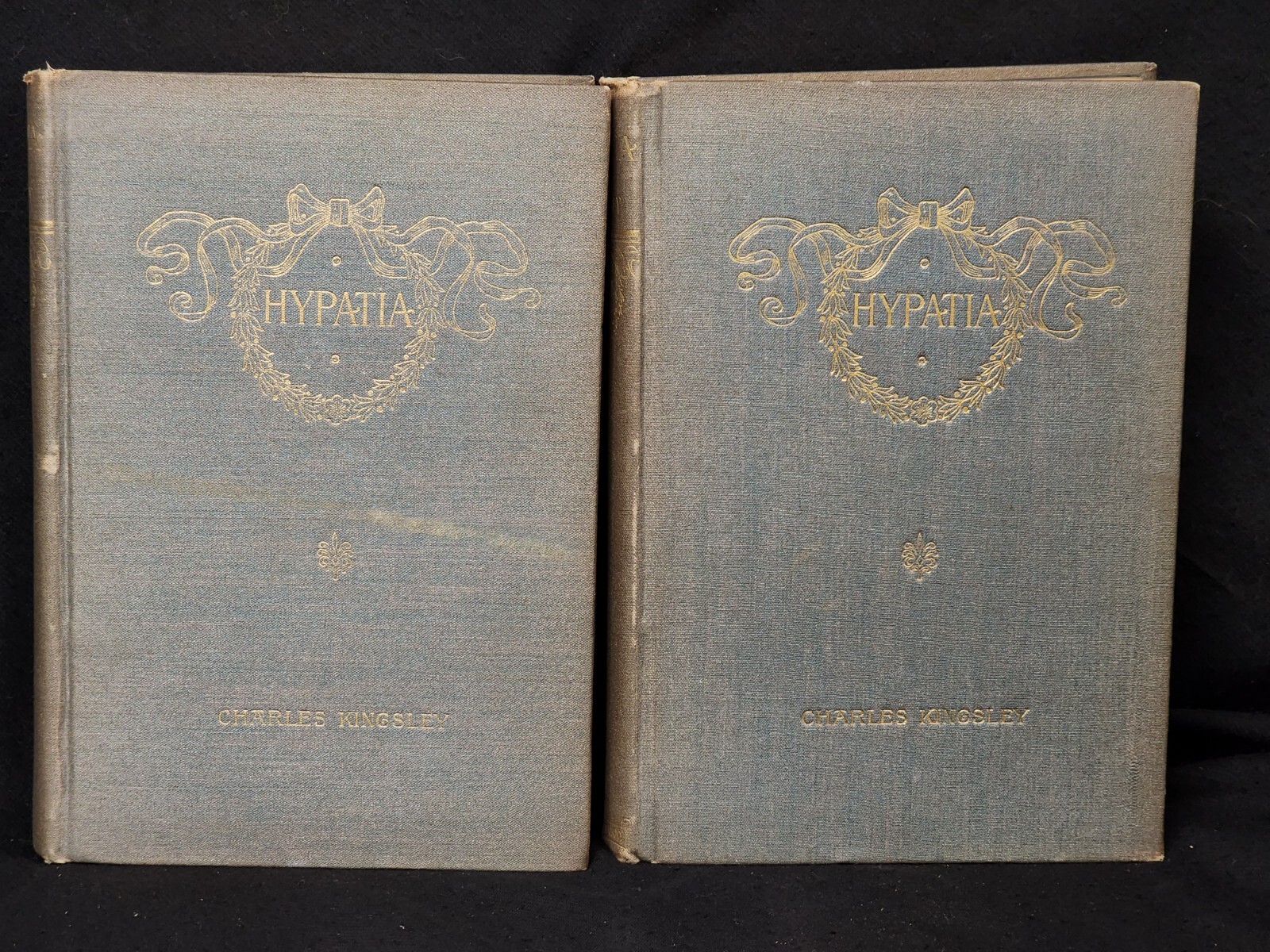 Charles Kingsley HYPATIA in 2 vols. Illustrated Joseph Knight VTG
