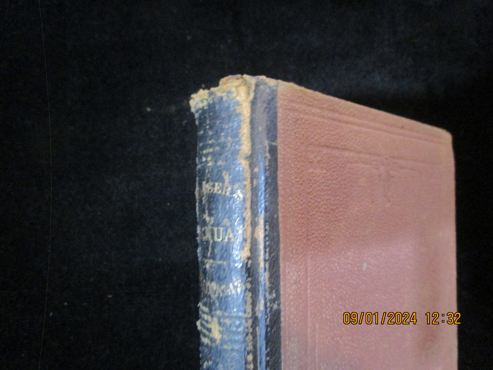 THE PARSER`S MANUAL by John Williams 1871 Good original copy English Grammer Vtg