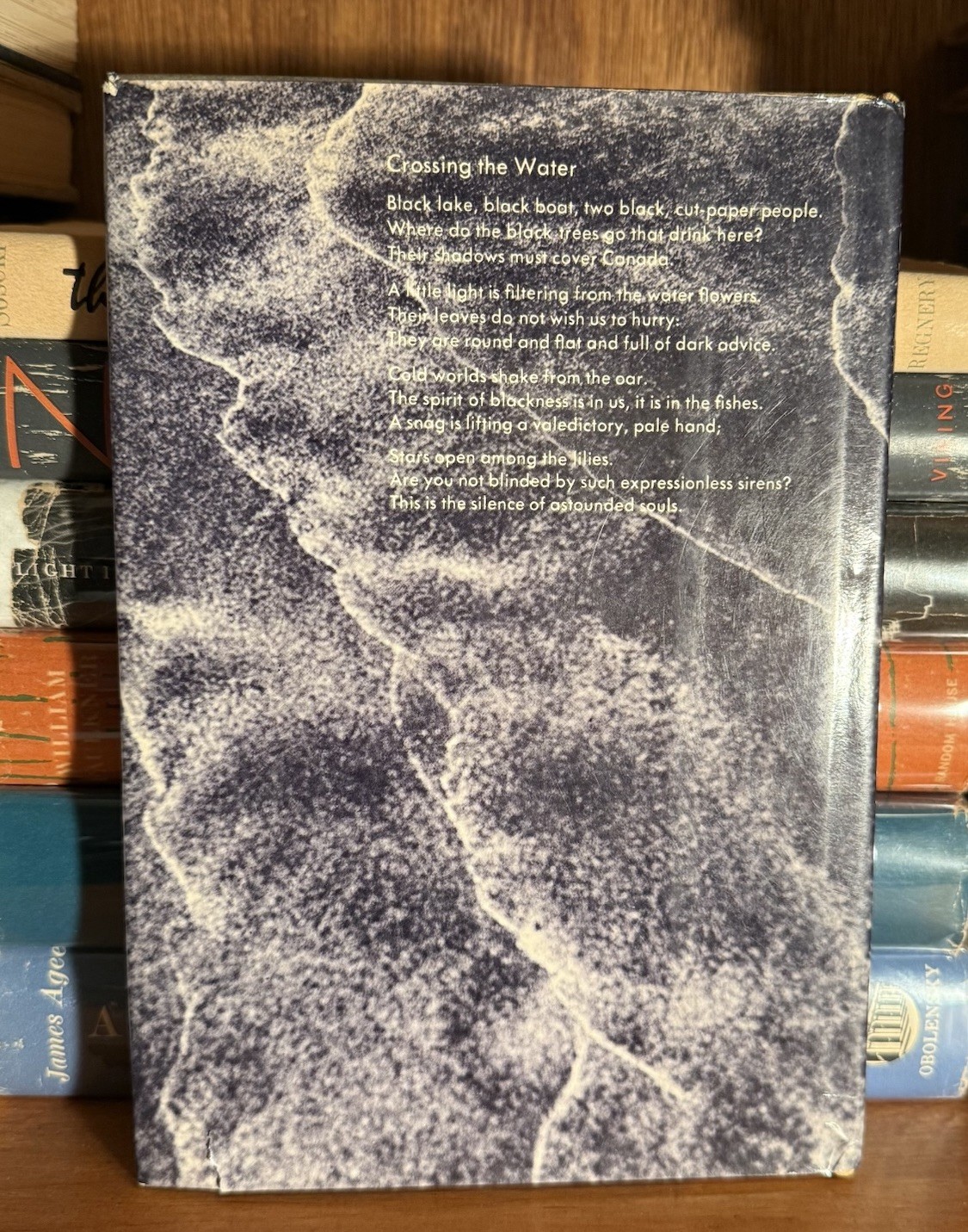 Sylvia Plath / Crossing The Water-Transitional Poems / HCDJ / 1st/1st / 1971