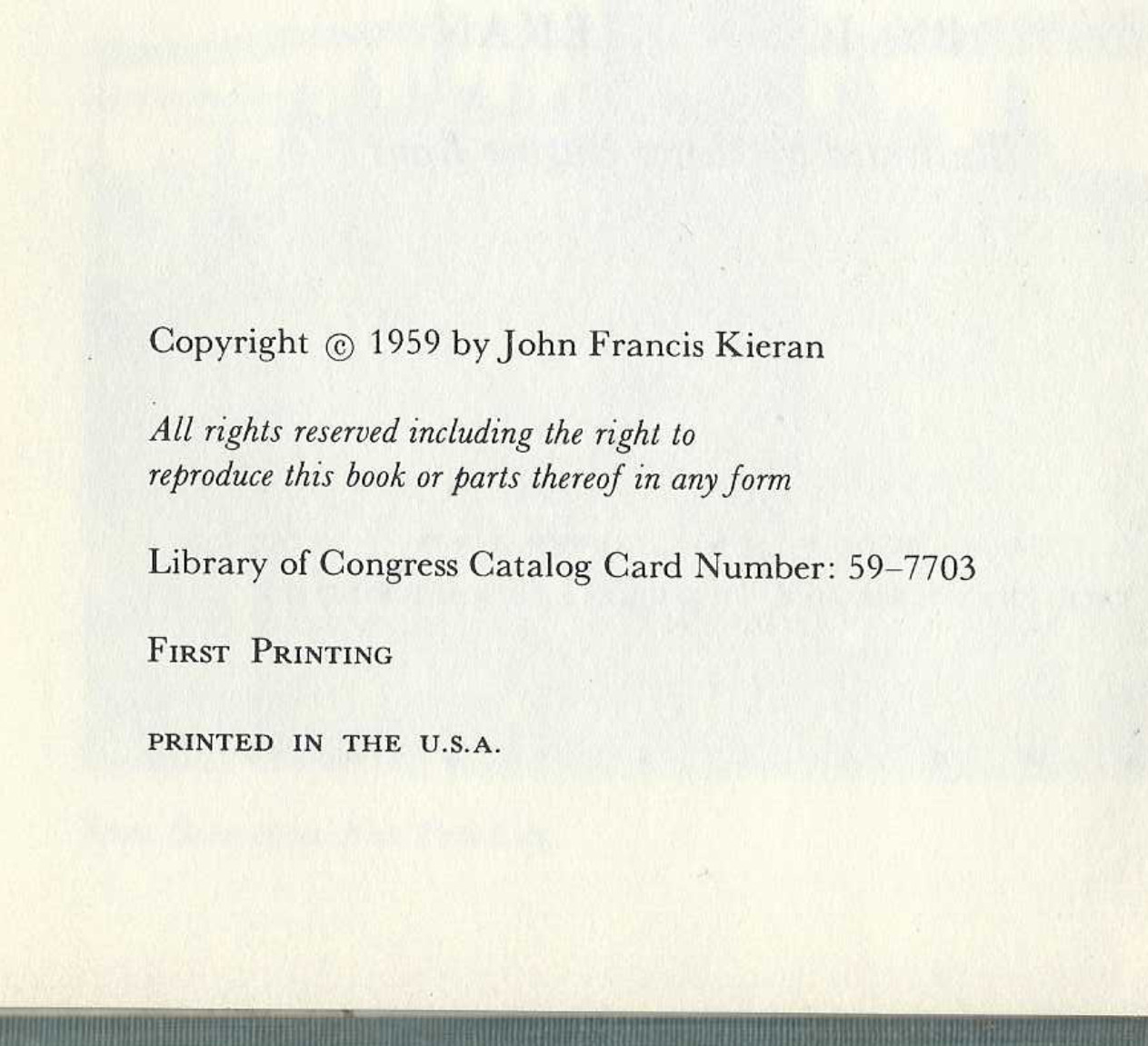 John Kieran 1959 Natural History of New York City old 1st Printing NY Nature VG