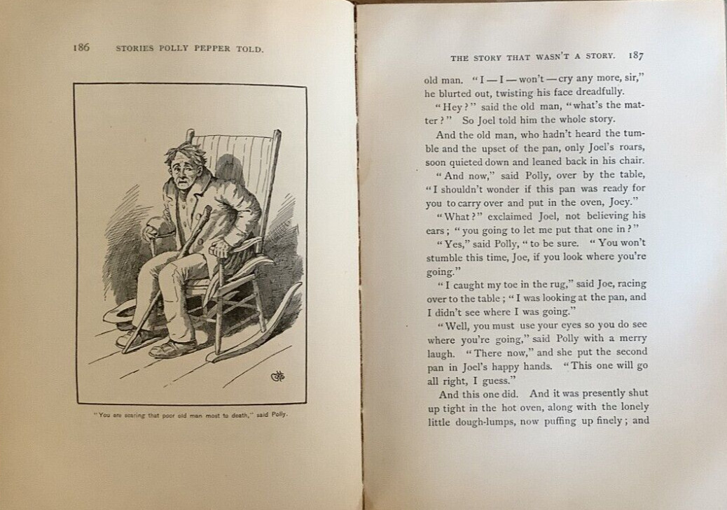 VG 1899 Hardcover First Edition Stories Polly Five Little Pepper Margaret Sidney