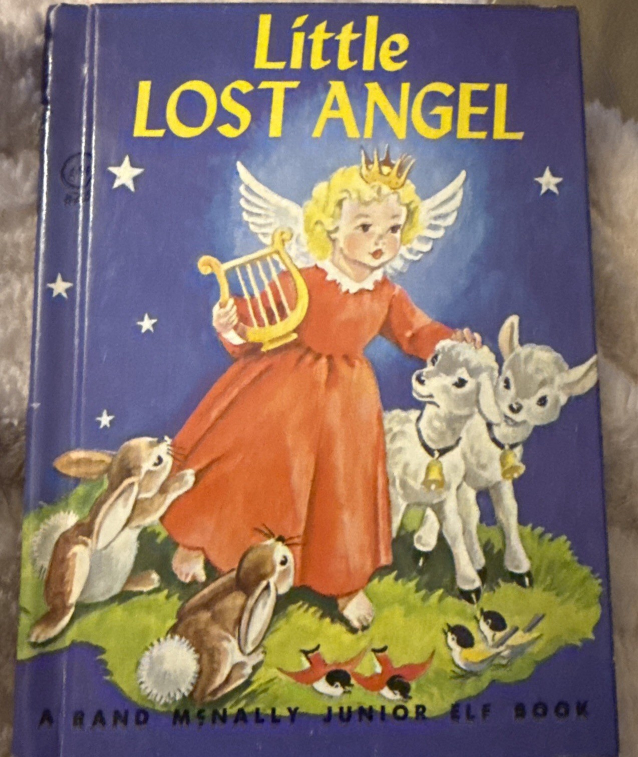 Vintage Rand McNally Elf Book Little Lost Angel Janet Field Heath