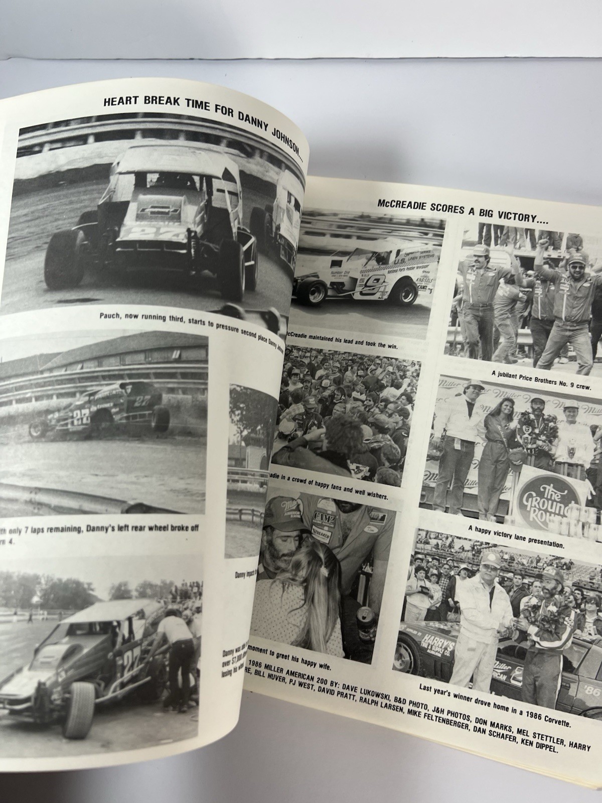 1987 Super Dirt Week Program Miller 300 Syracuse NY Fairgrounds Vintage