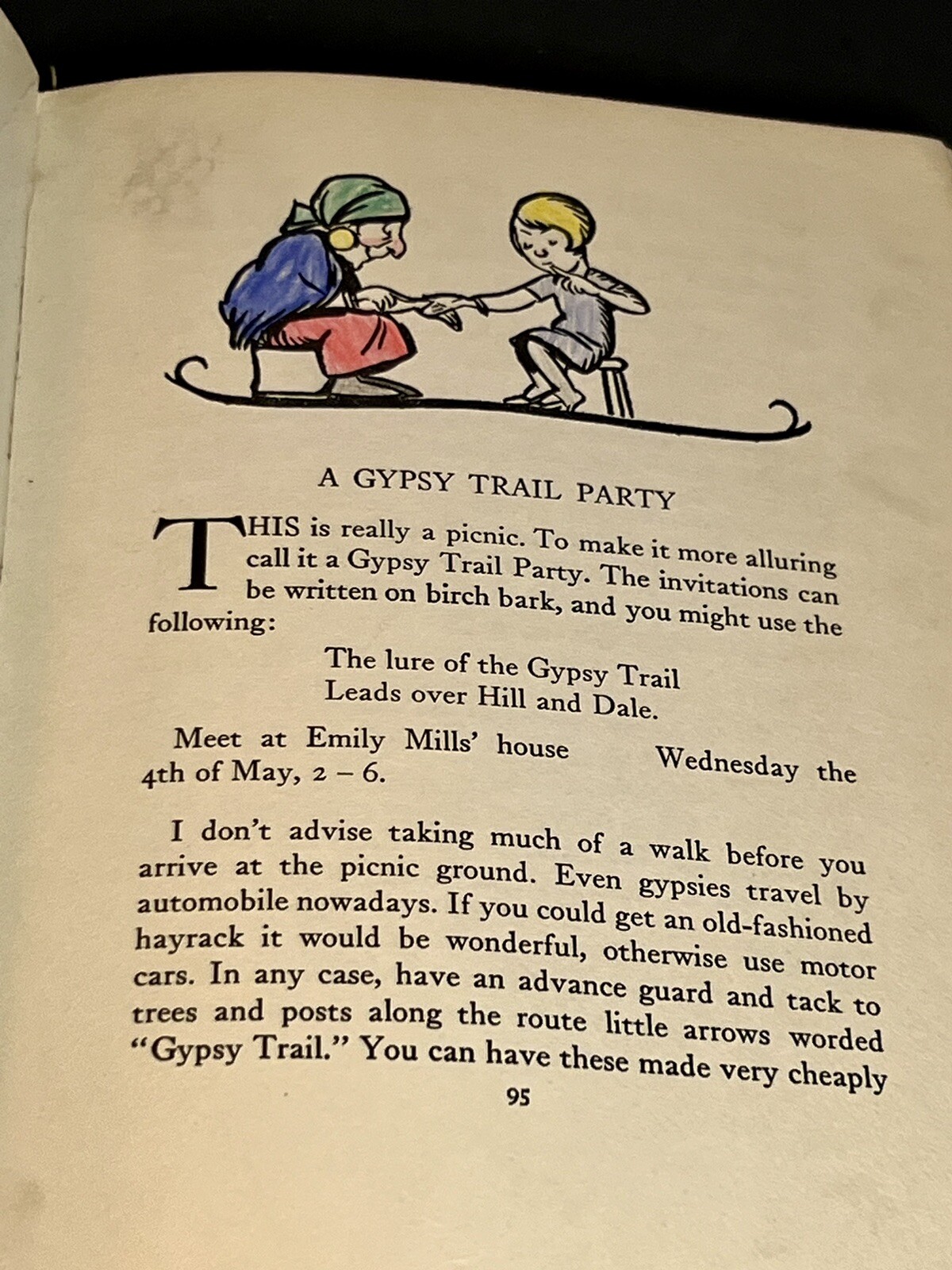 My Book Of Parties by Madeline Snyder 1928 – First Edition