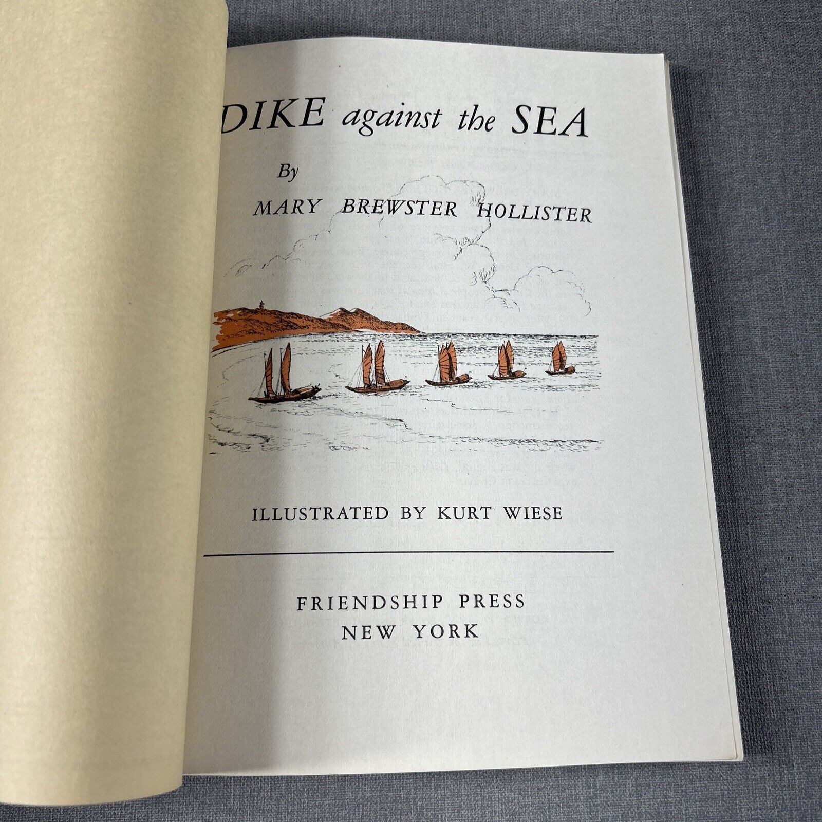 Mary Brewster Hollister Dike Against The Sea 1948 Vintage Paperback Book