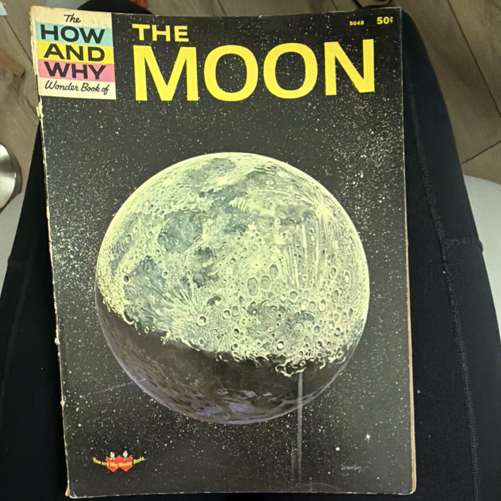 How and Why Wonder Book Moon Illustrated Felix Sutton Wonder Books Vintage
