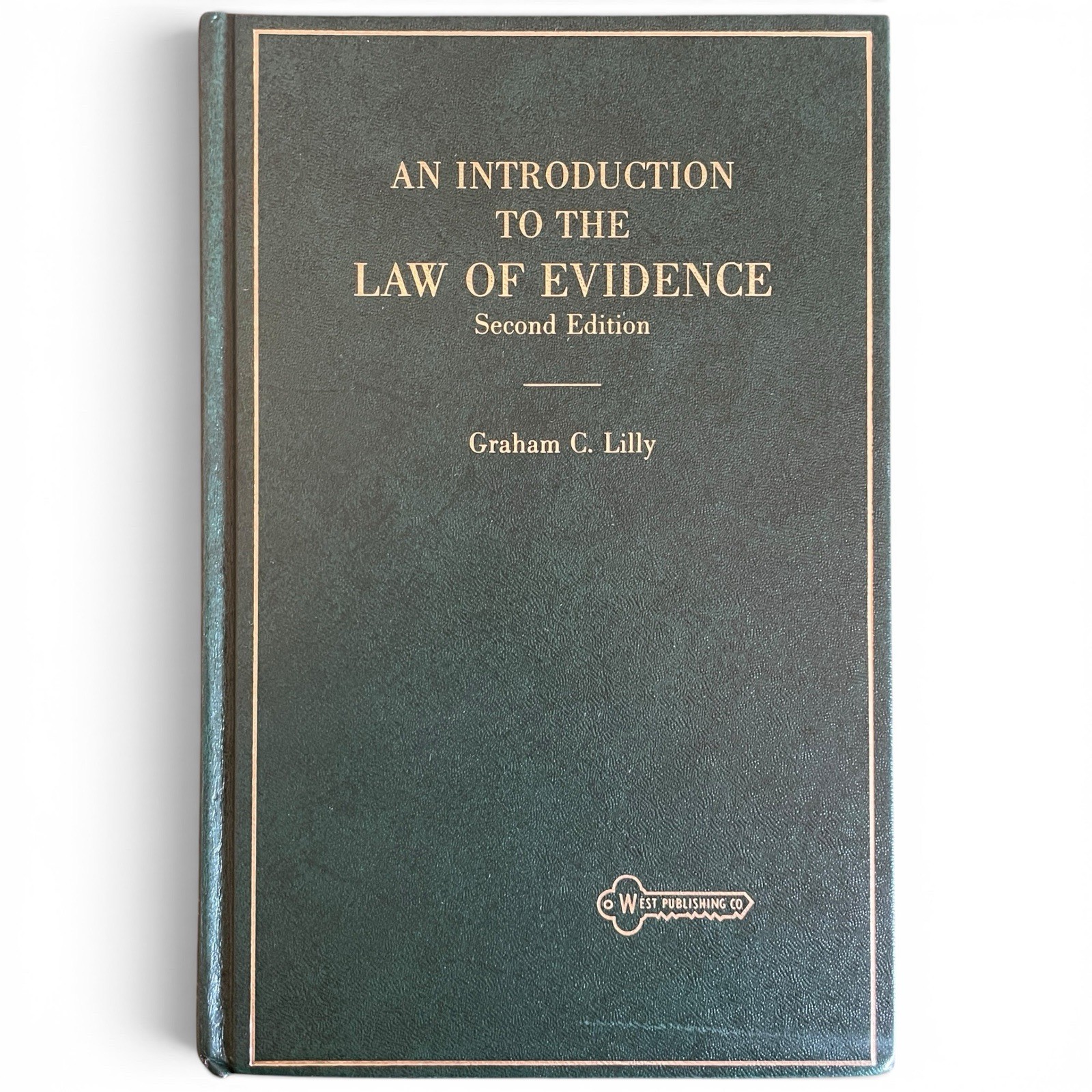 Vintage West Publishing Law Textbook Real Property Evidence Criminal Shelf Decor