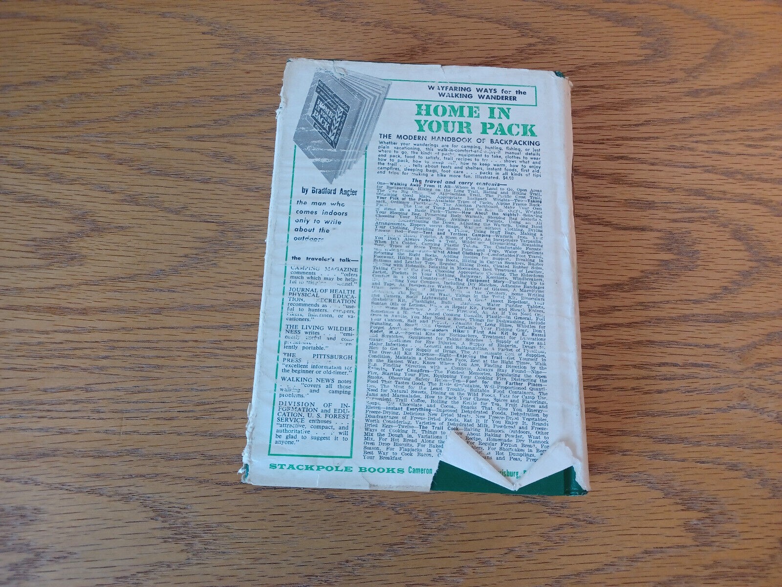 All About Camping W K Merrill 1965 Hardcover Dust Jacket Stackpole Books