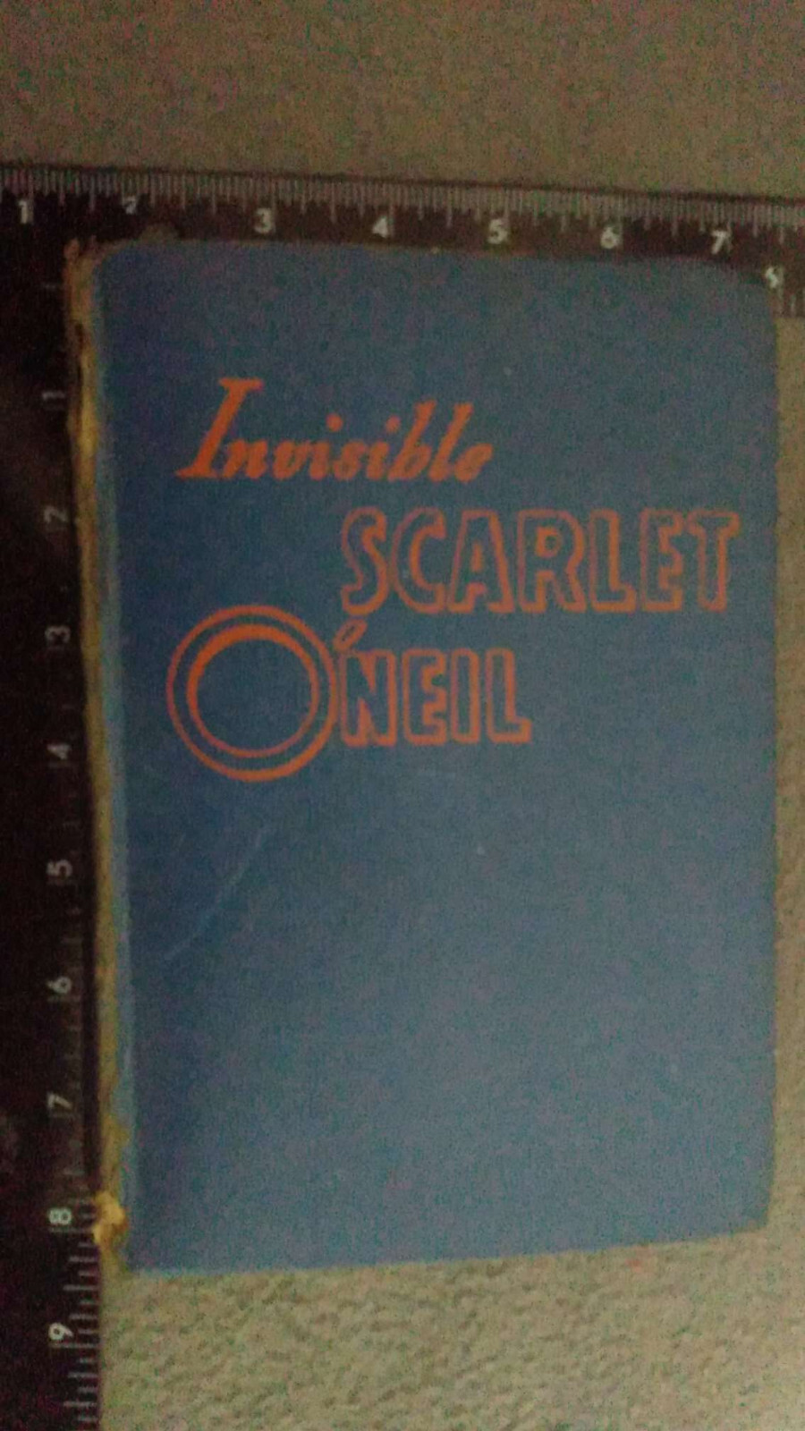 Invisible Scarlet O’Neil Russell Stamm 1943 HC GD [DR]
