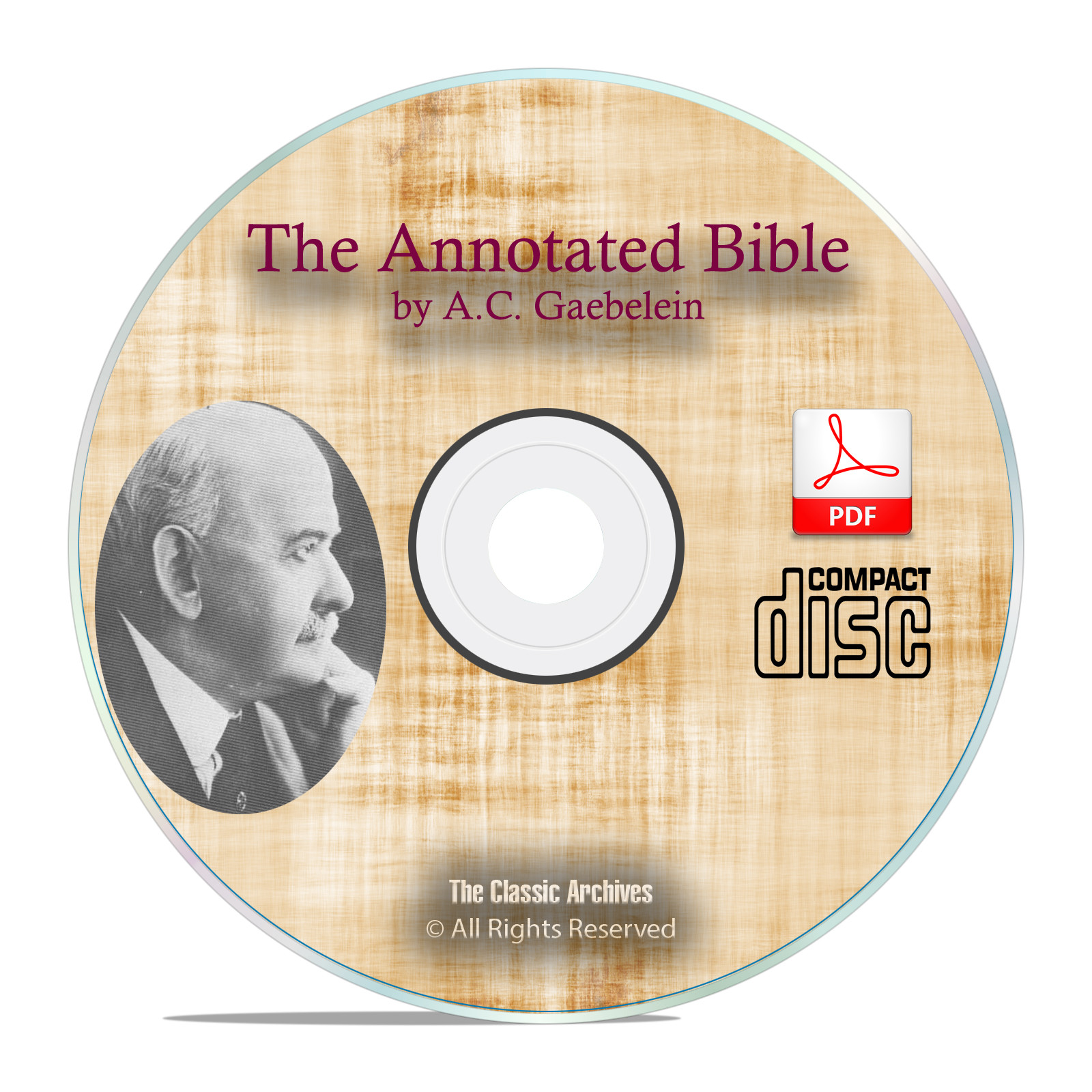 The Annotated Bible, A C Gaebelein, Christian Commentary, Theology CD