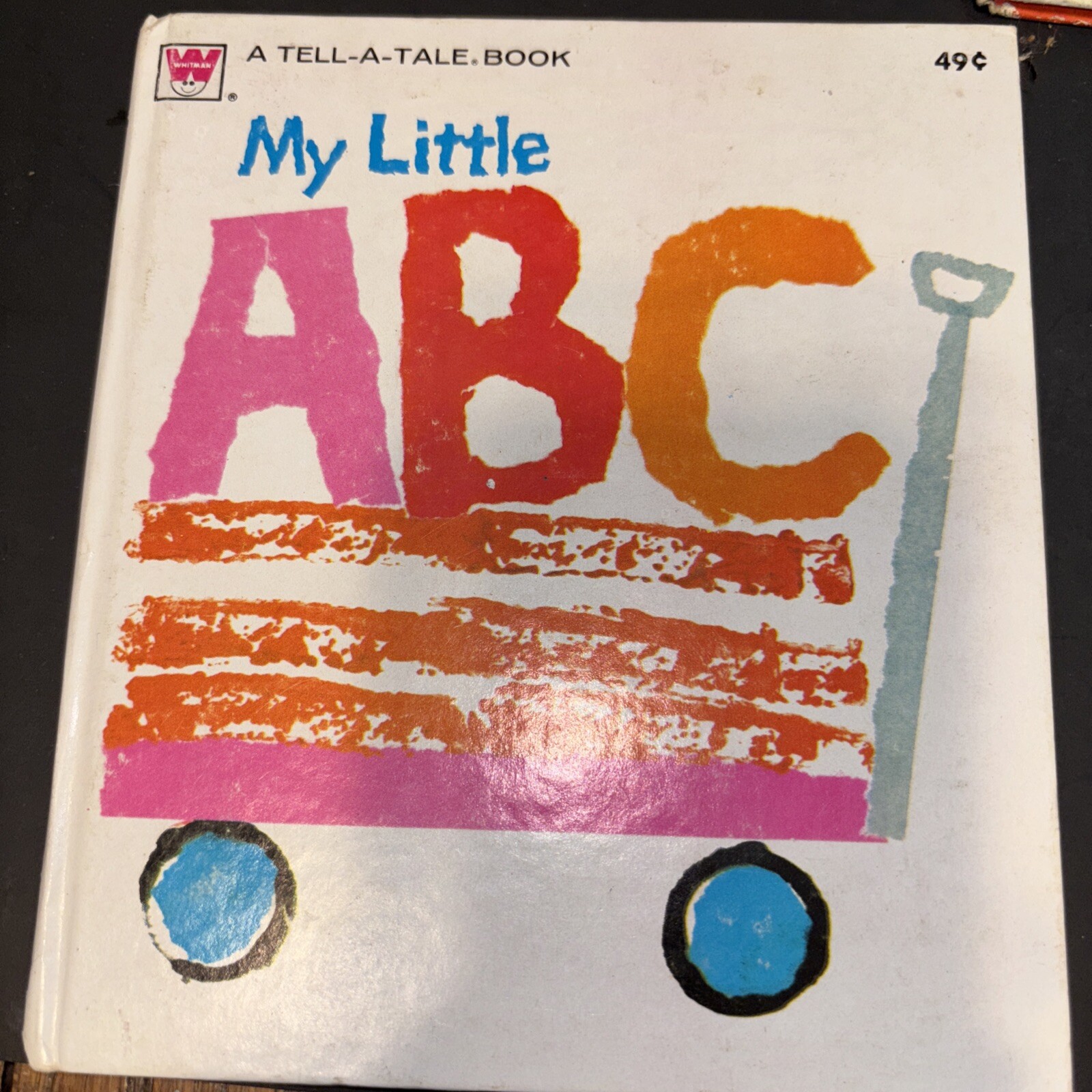 Lot Of 4 Vintage Tell A Tale Books ABC, Christmas, Cars And Trucks, Goby Goat