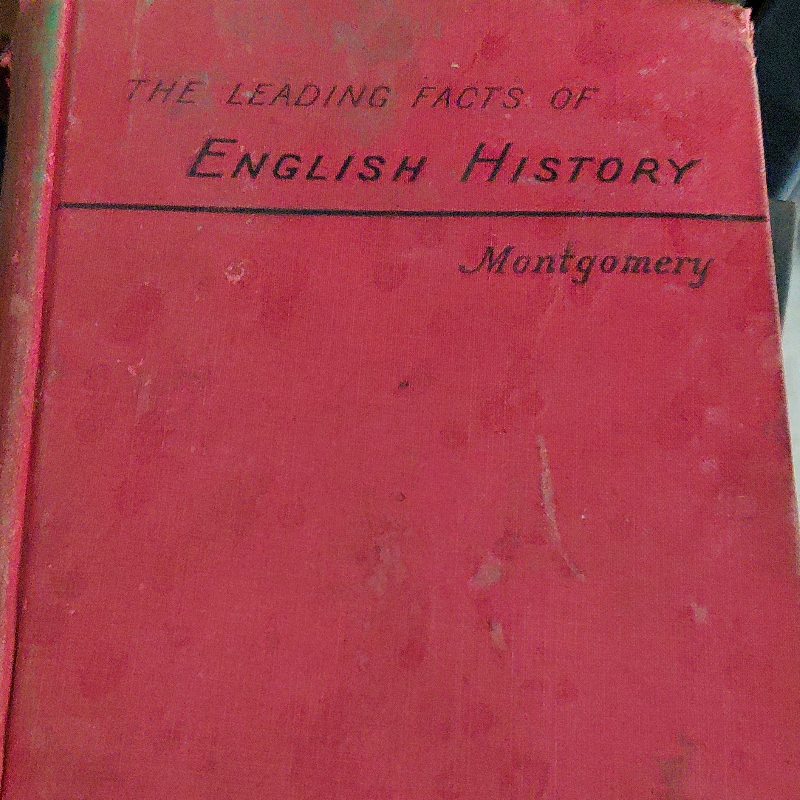 D. H. Montgomery English History Illustrated Hardcover Original 1887