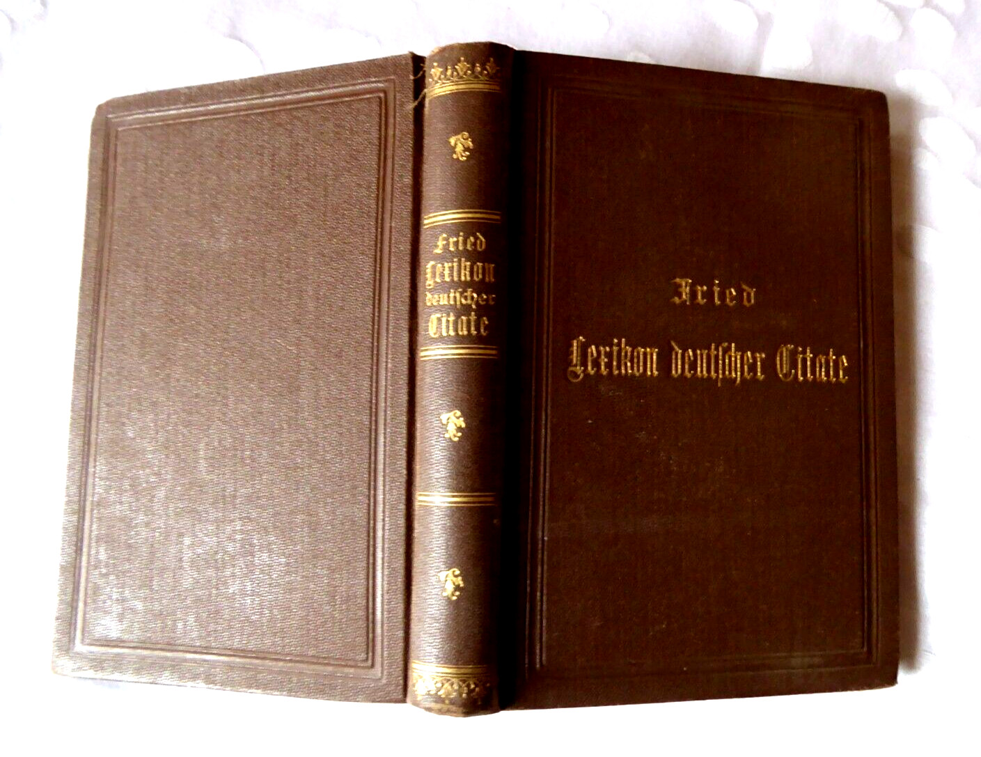Encyclopedia of German Quotes, Alfred Hermann Fried, Philipp Reclam Jr. 1888