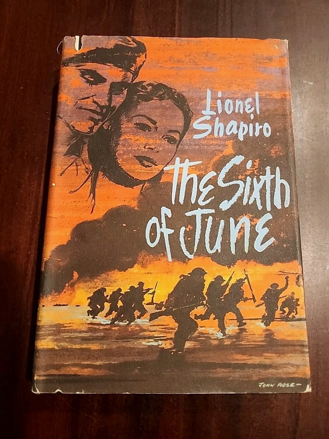THE SIXTH OF JUNE Lionel Shapiro-1956 VINTAGE