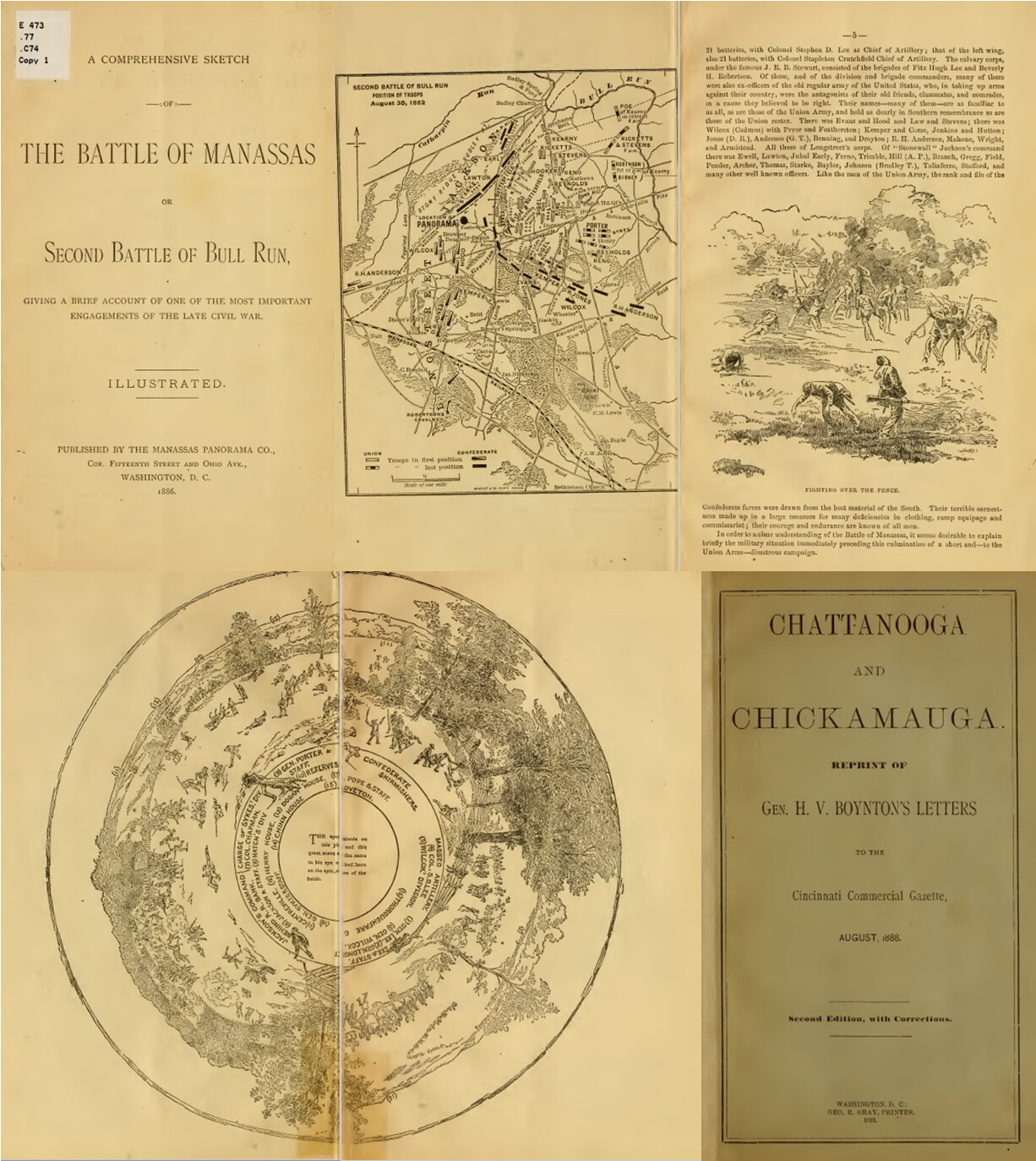 123 Old Rare Books on The Battles of The Civil War History Genealogy Vo.1 on USB