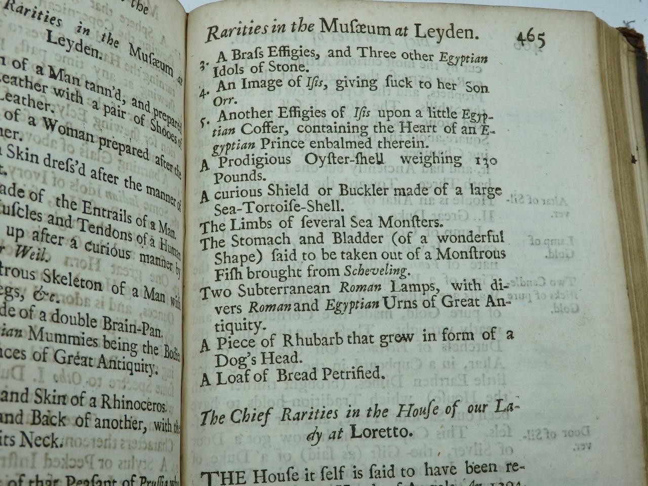 1722 UNIVERSAL LIBRARY or COMPLEAT SUMMARY of SCIENCE – FULL LEATHER Very Clean