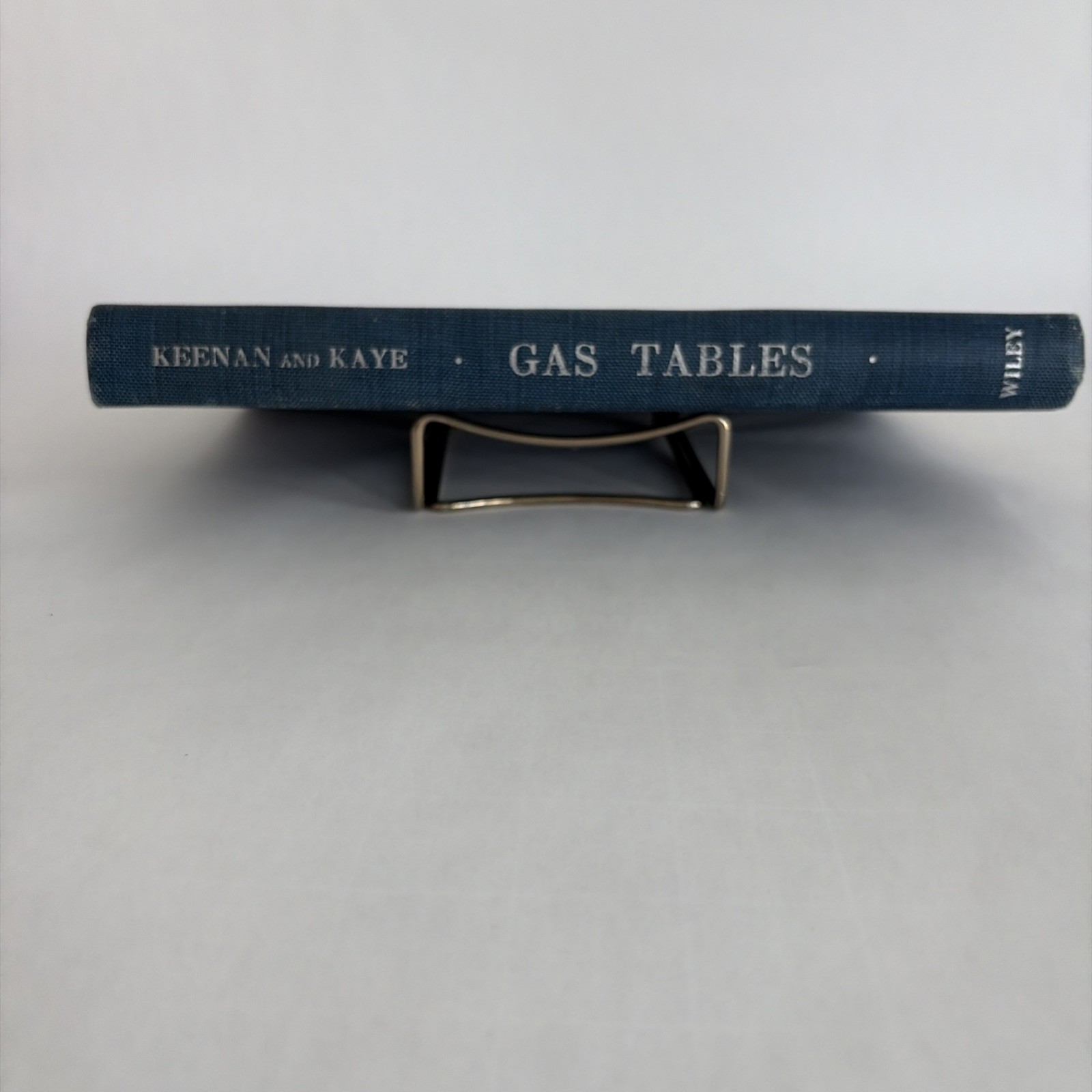 Gas Tables Keenan & Kaye 3rd Printing 1950 John Wiley And Sons Hardcover