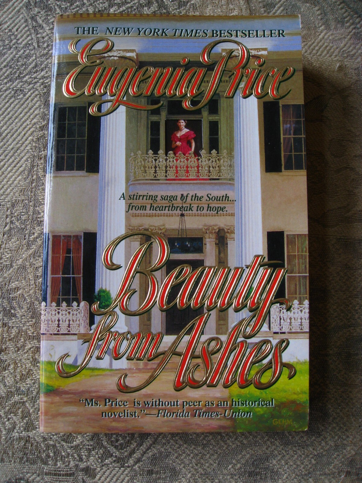 Eugenia Price – Beauty From Ashes – 1996 – paperback