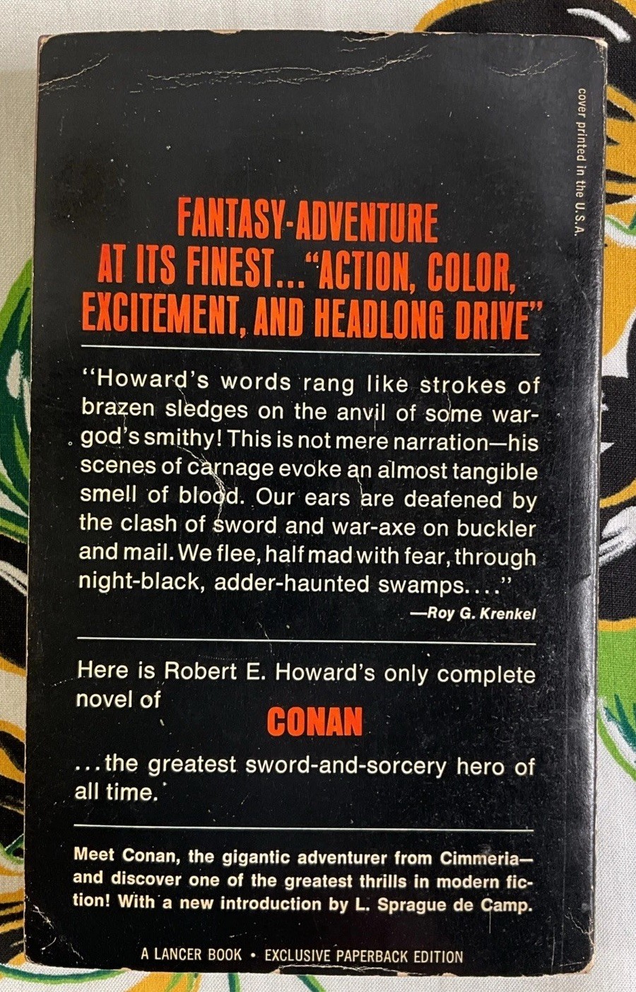 Conan The Conqueror Robert E. Howard Paperback