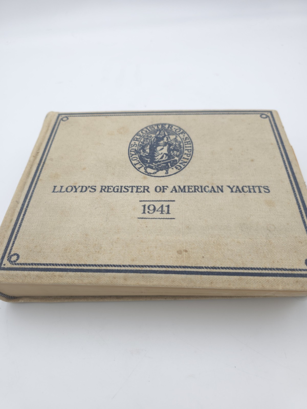 1941 Lloyd’s Register of American Yachts Hardcover Maritime Reference Book
