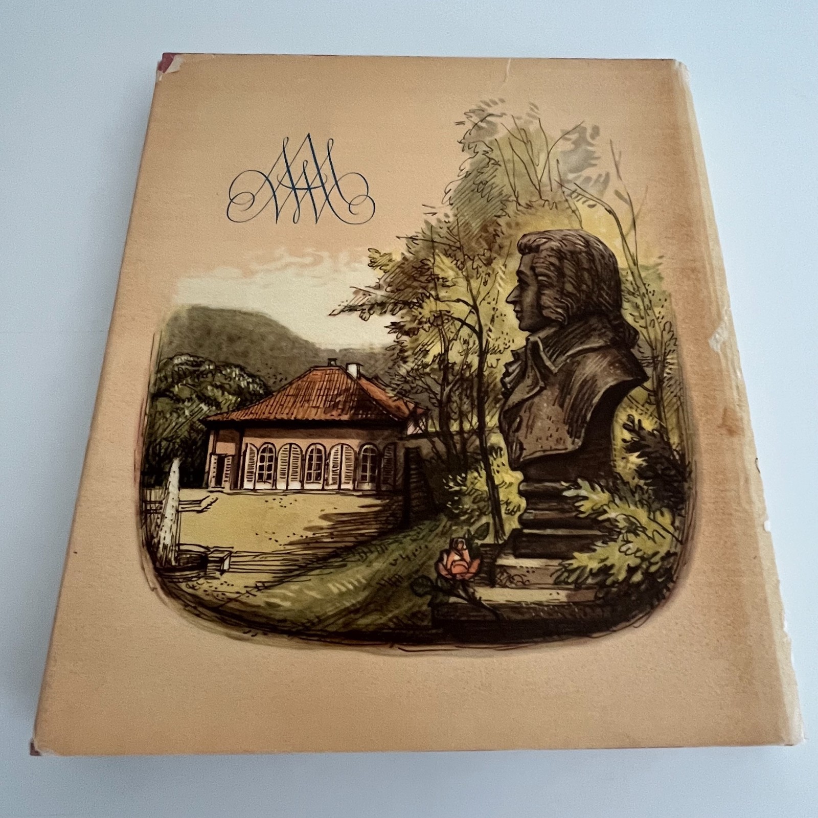 Vintage Hardcover w/Jacket & Box Mozart and Prague by Alexander Buchner Et al.