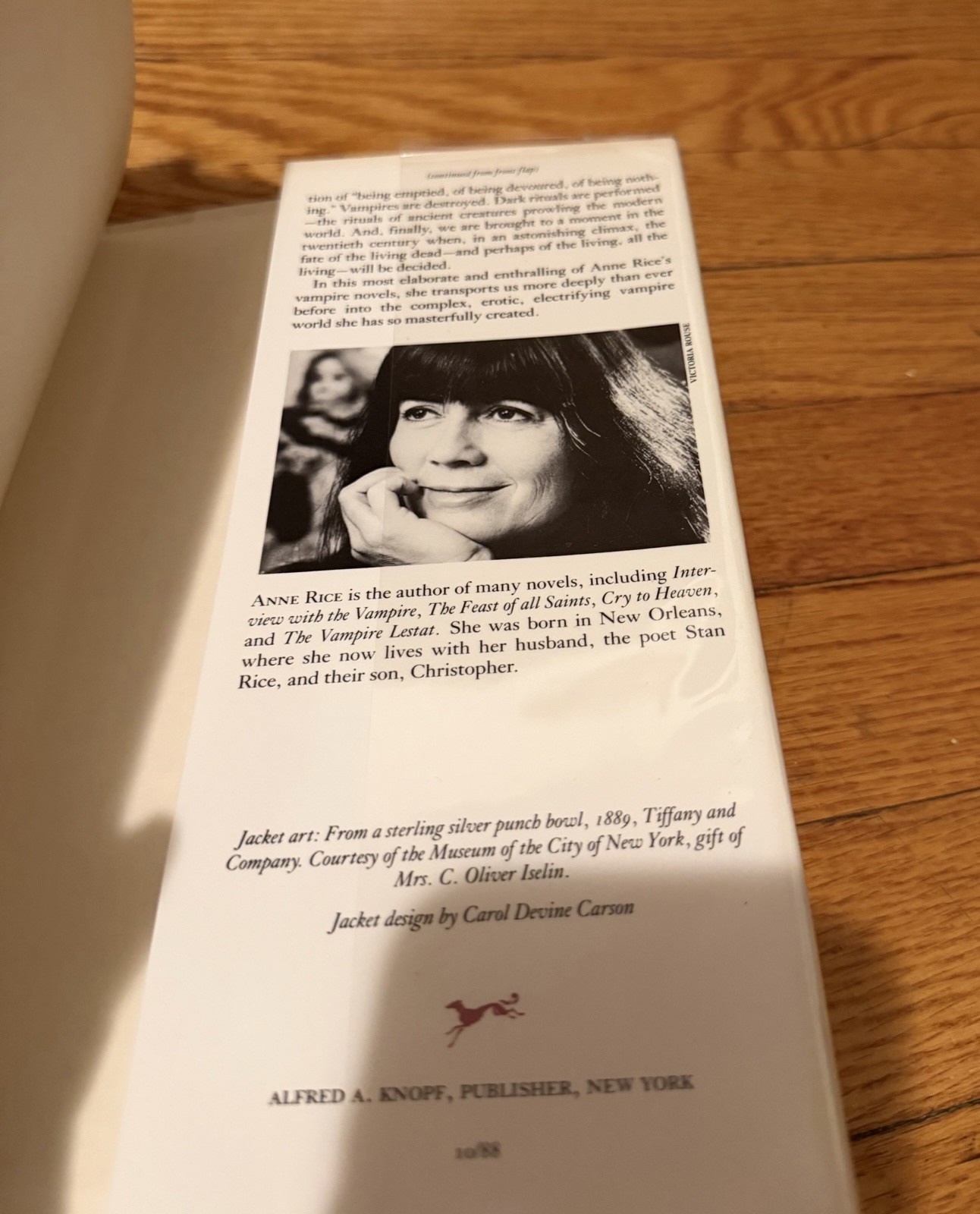 Anne Rice Original 3 Vampire Chronicles First Editions – SIGNED Knopf