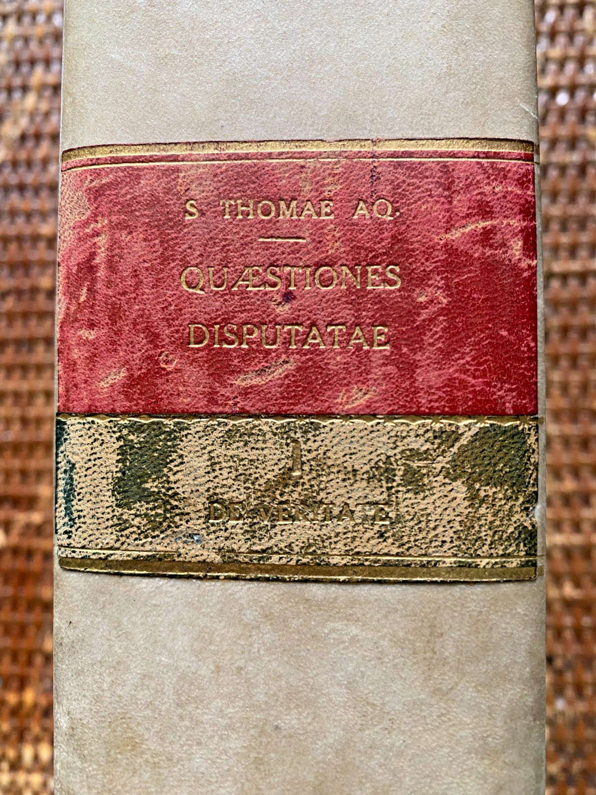 1925 St. Thomas Aquinas: “Quaestiones Disputatae” Latin Catholic Theology Paris