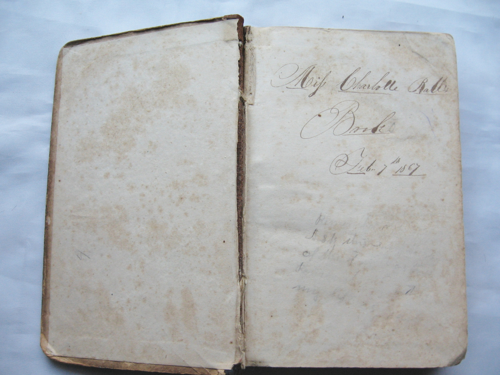 1864 Practical Arithmetic by Charles Davies, Leather Over Spine
