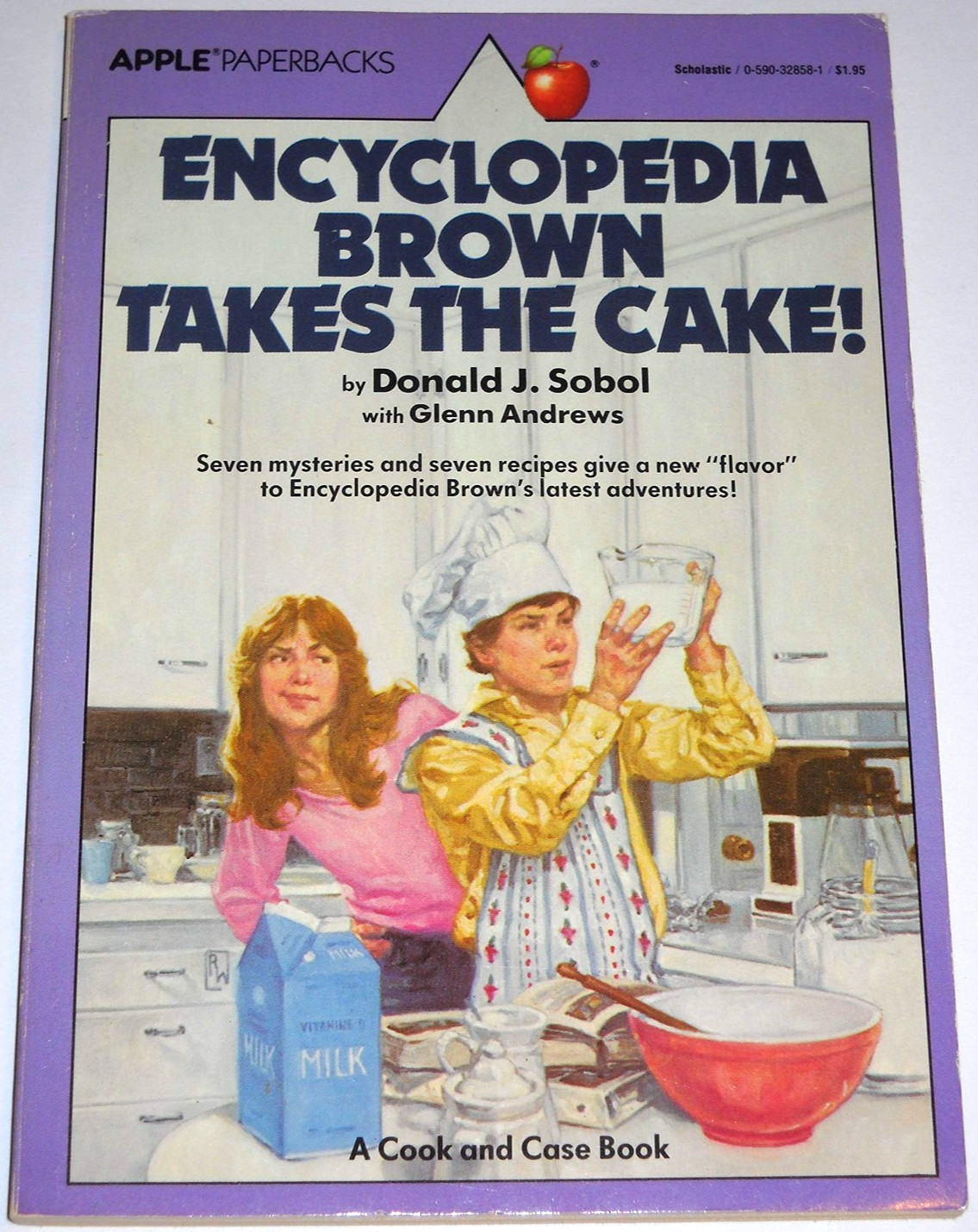 Encyclopedia Brown Takes the Cake! Donald Sobol Scholastic children’s pb book