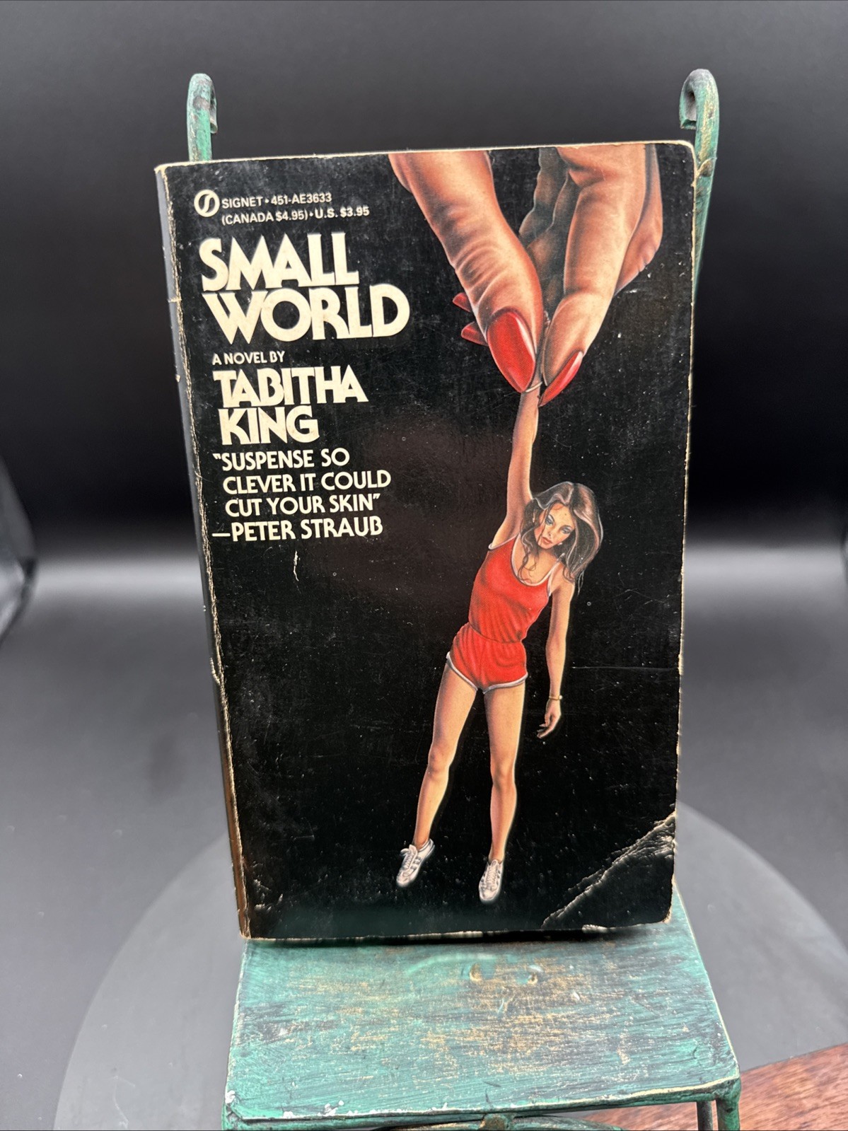 1981 Small World Tabitha King Vintage Paperback Sexy Suspense Thriller