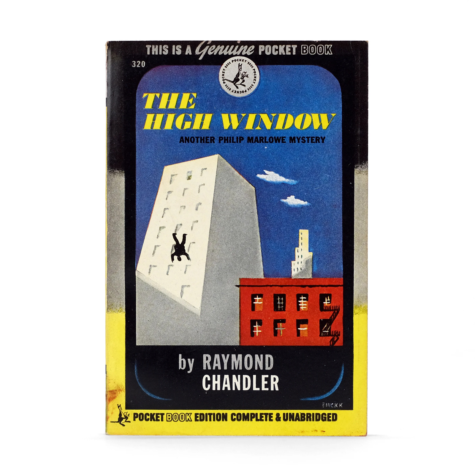 Raymond Chandler / The High Window / Pocket Books 1945 First MMPB Edition