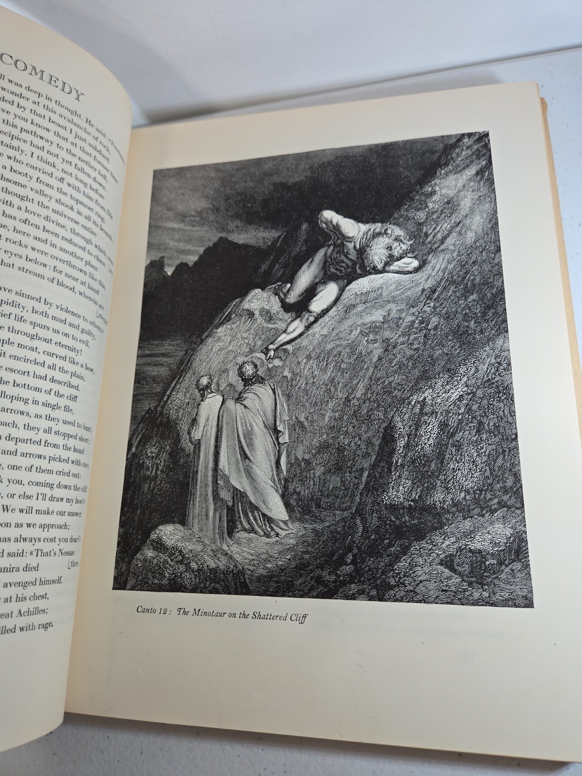 1948 LARGE BOOK THE DIVINE COMEDY BY DANTE ALIGHIERY ILLUSTRATED BY GUSTAVE DORE