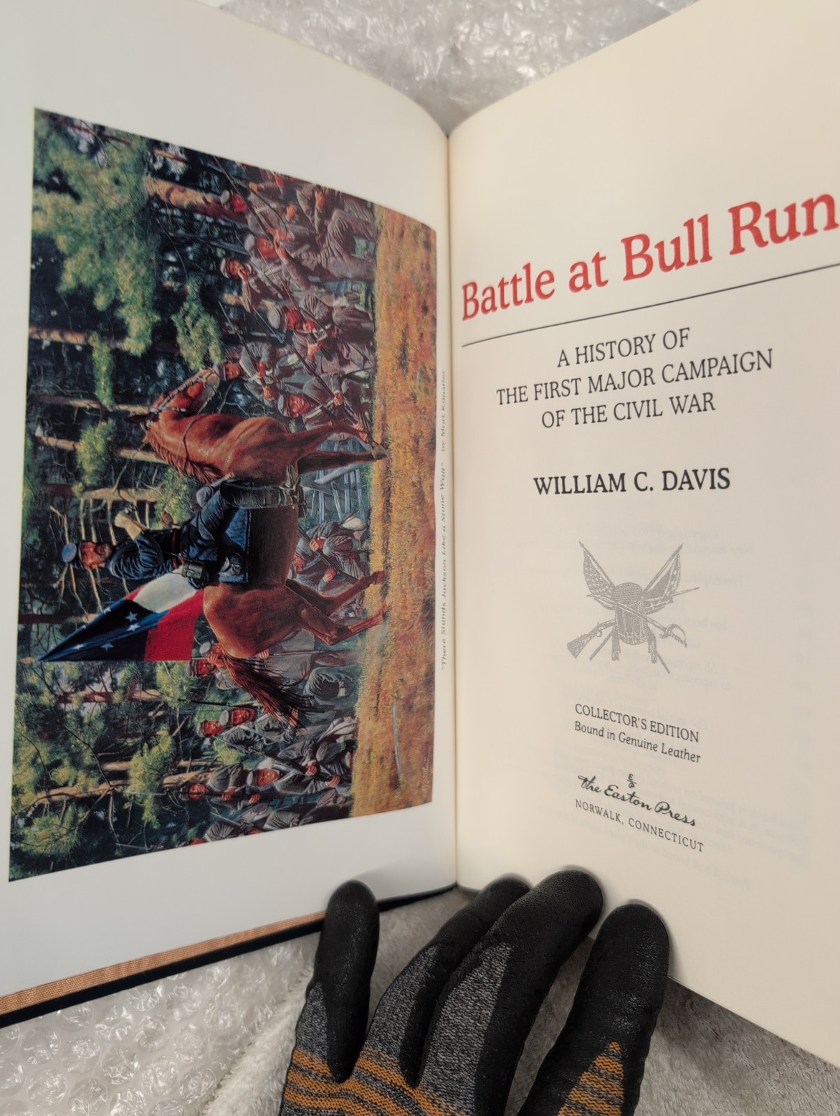 BATTLE AT BULL RUN by William C. Davis ~ Easton Press Library of the Civil War!!