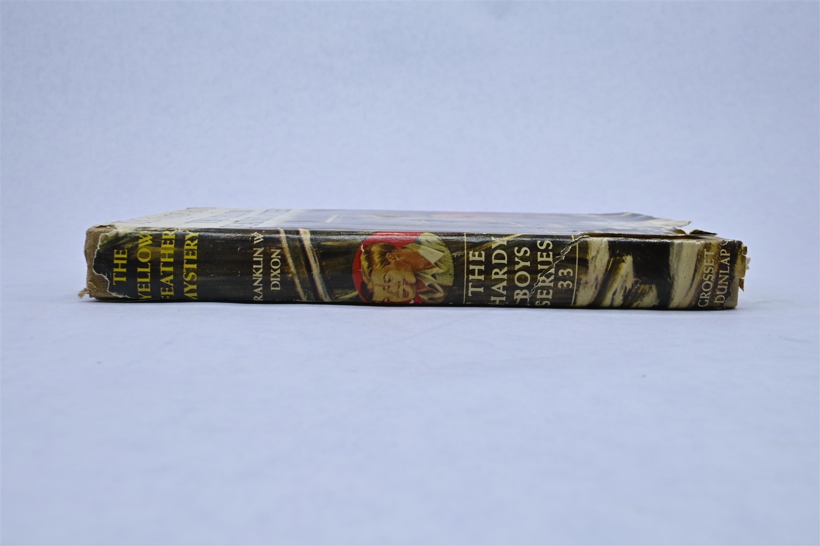 1957 The Yellow Feather Mystery Hardy Boys #33 Franklin W. Dixon Grosset & D. HC