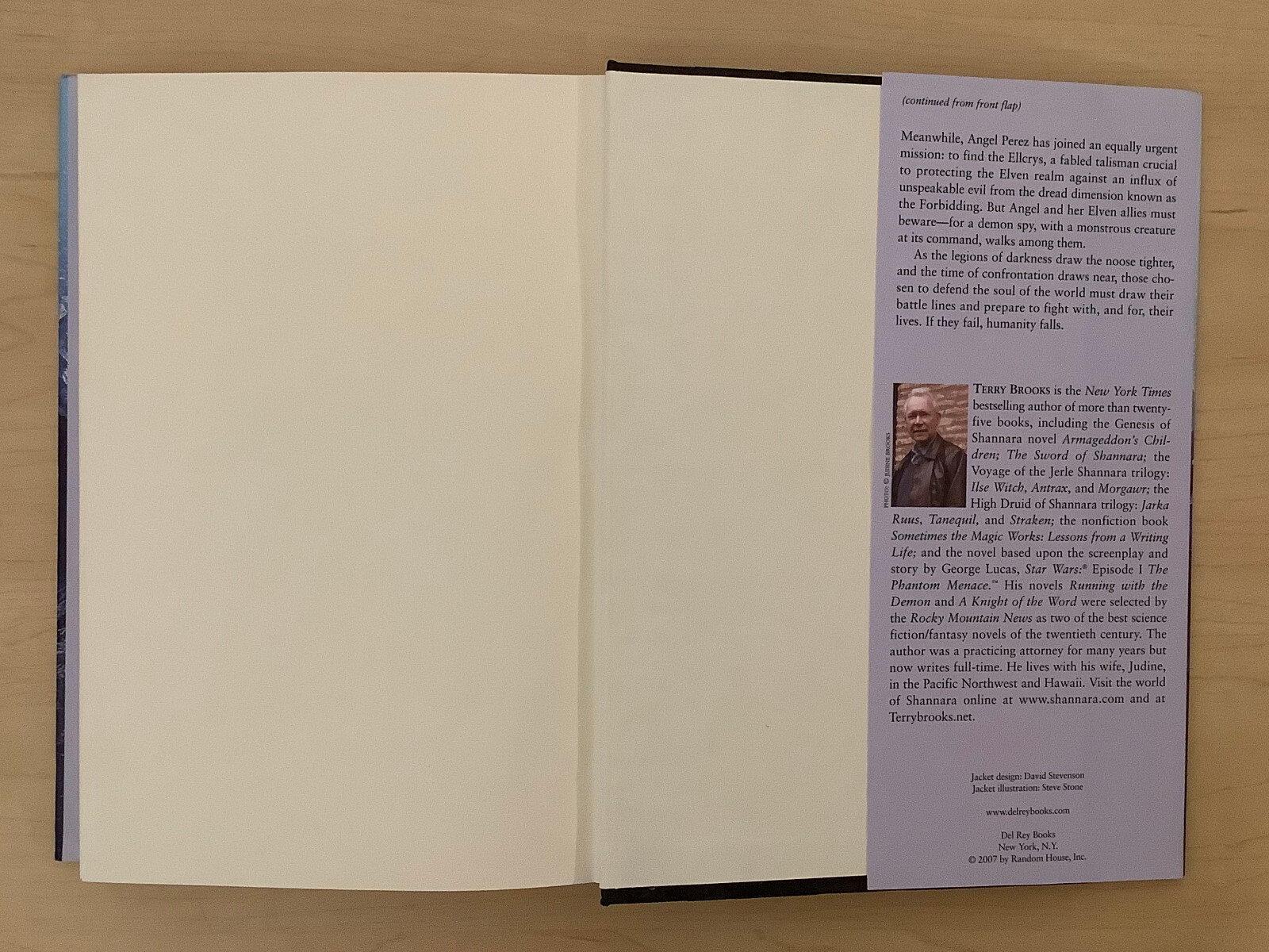 The Elves of Cintra by Terry Brooks, signed – 1st/1st – Genesis of Shannara #2