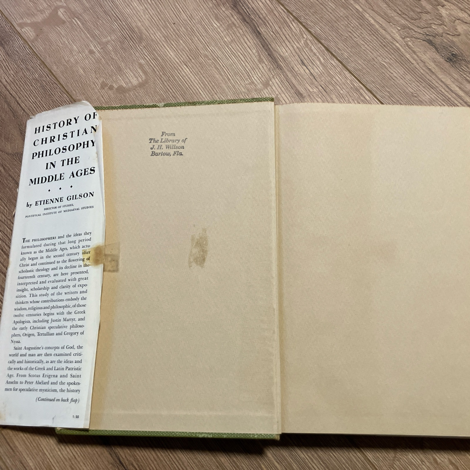 History of Christian Philosophy in the Middle Ages Etienne Gilson Hardcover Book